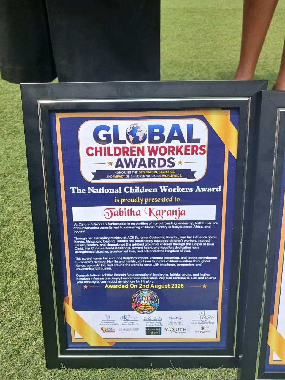 Children Workers Ambassador, Kenya